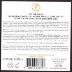 Castle Forbes Cedarwood & Sandalwood Essential Oil Shaving Cream -Men's Shaving Products Store Castle Forbes Cedarwood Sandalwood Essential Oil Shaving Cream 4