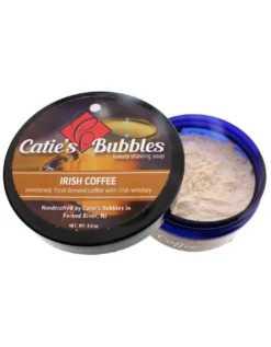 Catie's Bubbles Shaving Soap, Irish Coffee, 4oz. -Men's Shaving Products Store Caties Bubbles Shaving Soap Irish Coffee 4oz 2
