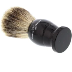 Edwin Jagger Best Badger Shaving Brush, Medium, Black -Men's Shaving Products Store Edwin Jagger Best Badger Shaving Brush Medium Black 4