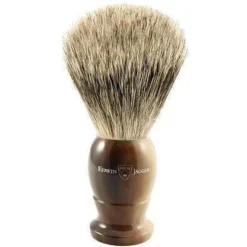 Edwin Jagger Best Badger Shaving Brush, Medium, Imitation Light Horn -Men's Shaving Products Store Edwin Jagger Best Badger Shaving Brush Medium Imitation Light Horn 3