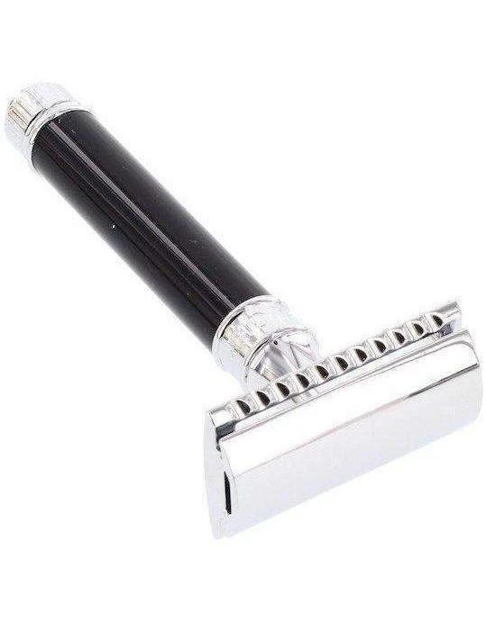 Edwin Jagger DE86 Double Edge Safety Razor, Black 2 Edwin Jagger DE86 Double Edge Safety Razor, Black - Image 2