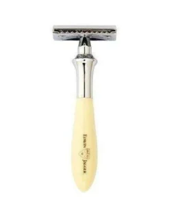 Edwin Jagger Imitation Ivory Plaza Double Edge Razor -Men's Shaving Products Store Edwin Jagger Imitation Ivory Plaza Double Edge Razor 3