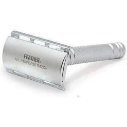 Feather AS-D2 Stainless Safety Razor -Men's Shaving Products Store Feather AS D2 Stainless Safety Razor 3