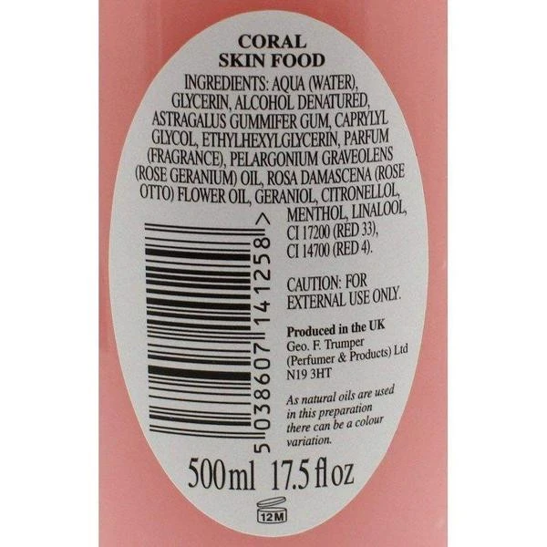 Geo F Trumper Coral Skin Food, 500ml 4 Geo F Trumper Coral Skin Food, 500ml - Image 4