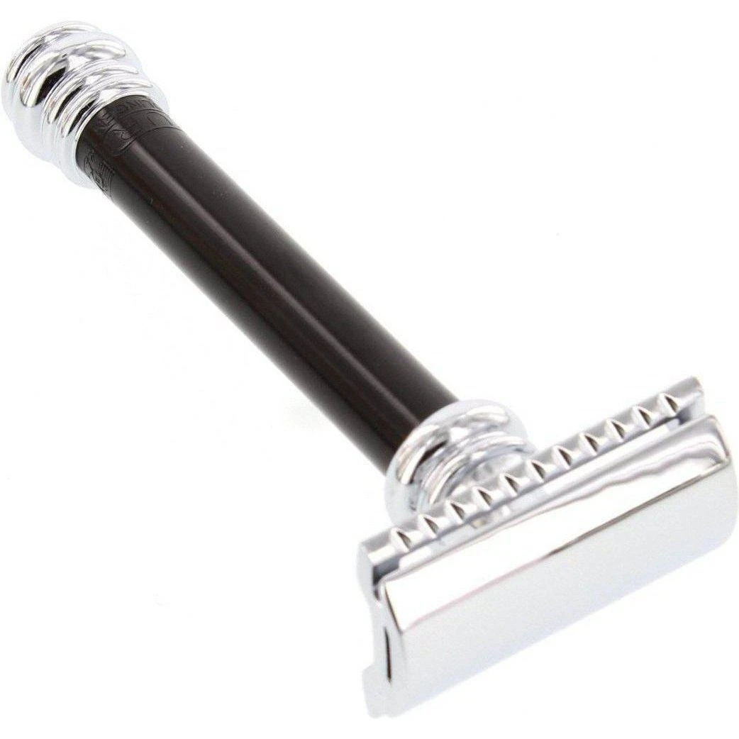 Merkur Black Handle 38 HD Barber Pole Safety Razor (38BLK) 2 Merkur Black Handle 38 HD Barber Pole Safety Razor (38BLK) - Image 2