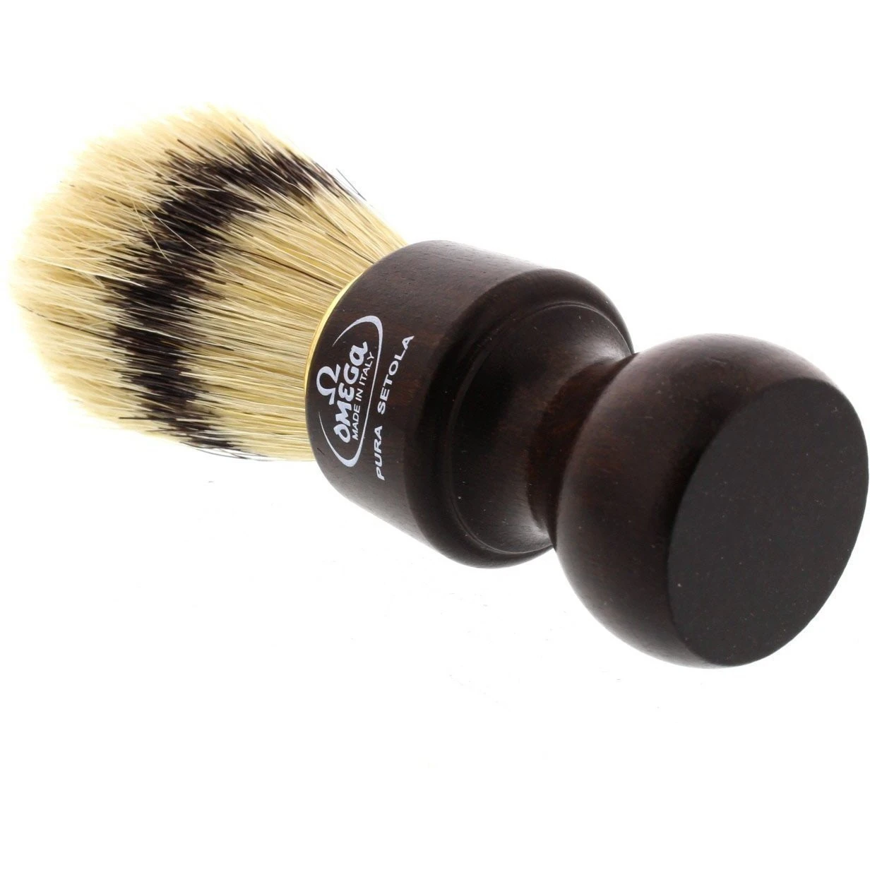 Omega 11126 Boar Shaving Brush, Ovangkol Wooden Handle 4 Omega 11126 Boar Shaving Brush, Ovangkol Wooden Handle - Image 4