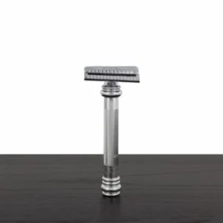 Merkur 39C HD Long Handle Barber Pole Safety Razor, Slant Bar