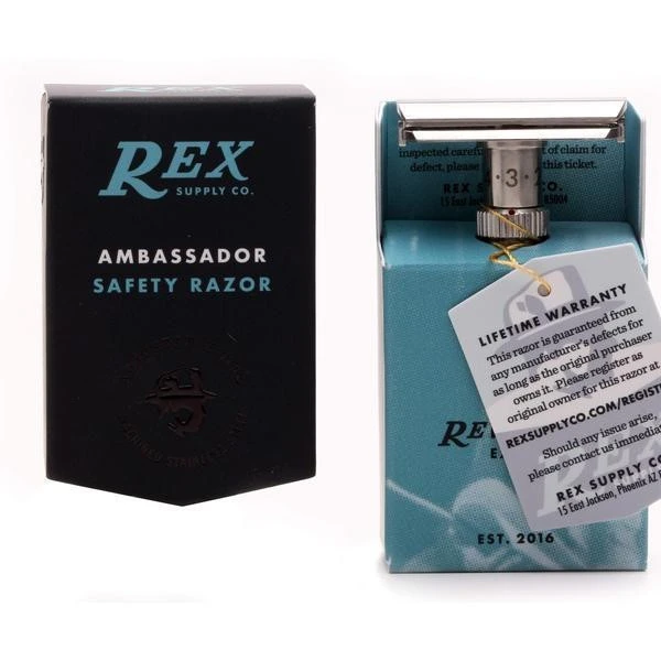 Rex Supply Co. Ambassador Adjustable Stainless Steel DE Safety Razor 10 Rex Supply Co. Ambassador Adjustable Stainless Steel DE Safety Razor - Image 10