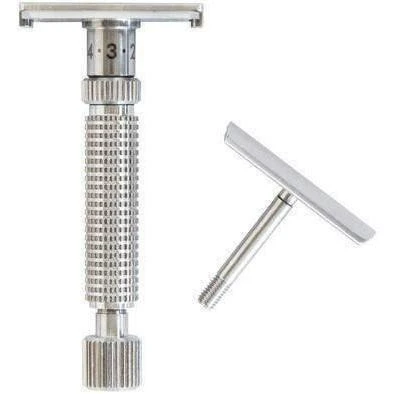 Rex Supply Co. Ambassador Adjustable Stainless Steel DE Safety Razor 6 Rex Supply Co. Ambassador Adjustable Stainless Steel DE Safety Razor - Image 6