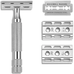 Rockwell 6C Razor, White Chrome -Men's Shaving Products Store Rockwell 6C Razor White Chrome 6