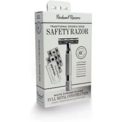 Rockwell 6C Razor, White Chrome -Men's Shaving Products Store Rockwell 6C Razor White Chrome 7