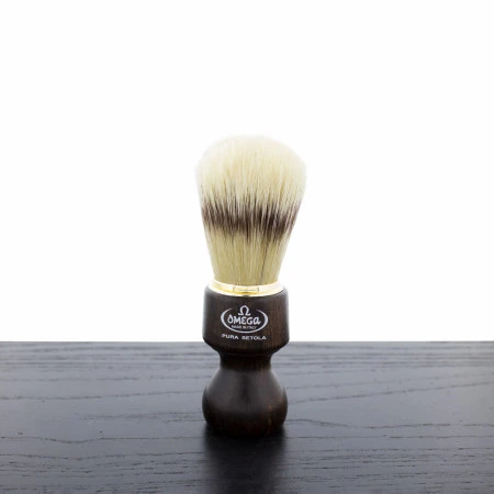 Omega 11126 Boar Shaving Brush, Ovangkol Wooden Handle 1 Omega 11126 Boar Shaving Brush, Ovangkol Wooden Handle