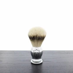 Parker® Parker CHST Silvertip Badger Shaving Brush, Chrome Handle