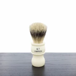 Simpson M7 Best Badger Shaving Brush, Ivory