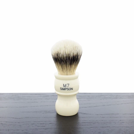 Simpson M7 Super Badger Shaving Brush, Ivory 1 Simpson M7 Super Badger Shaving Brush, Ivory
