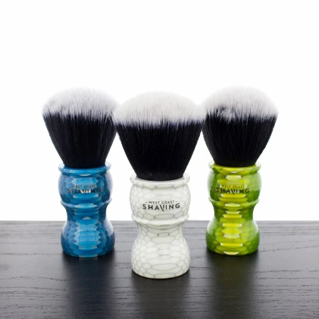 WCS Synthetic Shaving Brushes, Honeycomb 1 WCS Synthetic Shaving Brushes, Honeycomb