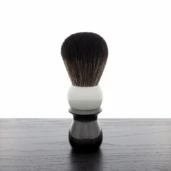 WCS Two-Tone Tall Synthetic Shaving Brush, Grey & Black