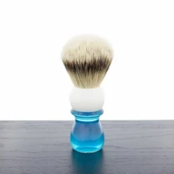 WCS Two-Tone Tall Silvertip Shaving Brush, Blue & White