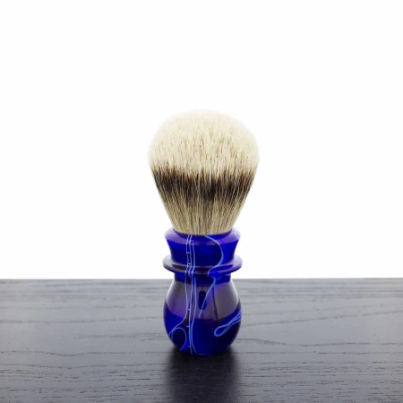WCS Marble Collection Shaving Brush, Admiral Blue 1 WCS Marble Collection Shaving Brush, Admiral Blue