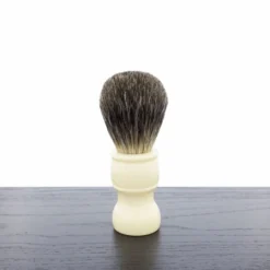 WCS Beacon Shaving Brush, Pure Badger, Ivory