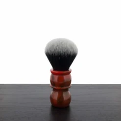 Yaqi Red Marble Handle Tuxedo Synthetic Shaving Brushes