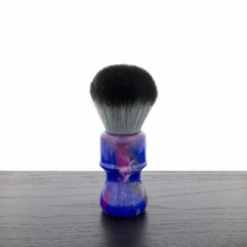 Yaqi Timber Wolf Synthetic Shaving Brush, Colorful Mysterious Space Handle, 24mm