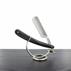 Dovo 6/8" Best Quality Straight Razor, Black Handle