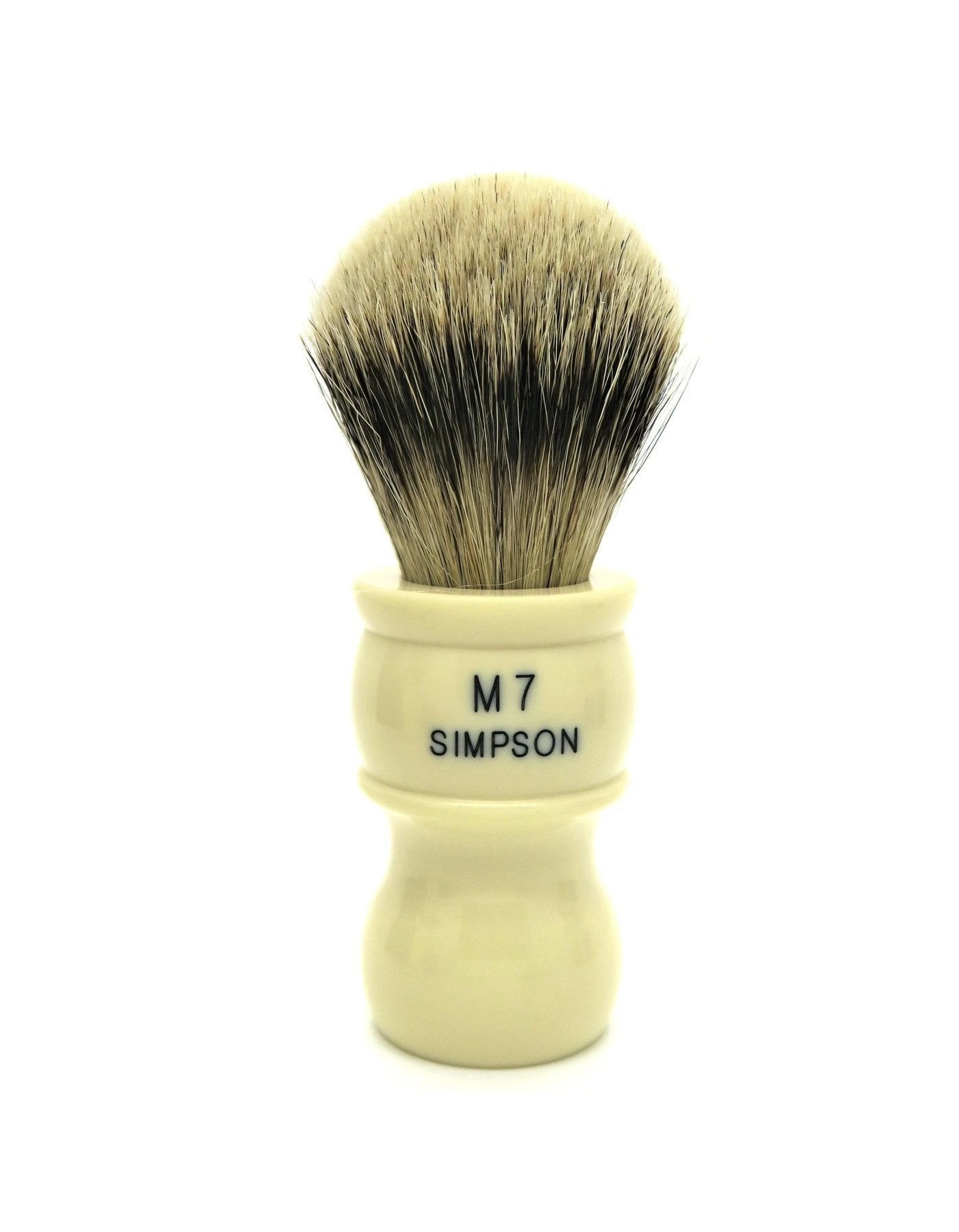 Simpson M7 Super Badger Shaving Brush, Ivory 2 Simpson M7 Super Badger Shaving Brush, Ivory - Image 2
