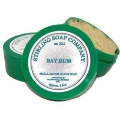 Stirling Soap Company Shave Soap, Bay Rum -Men's Shaving Products Store Stirling Soap Company Shave Soap Bay Rum 3