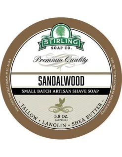 Men's Shaving Products Store -Men's Shaving Products Store Stirling Soap Company Shave Soap Sandalwood 2