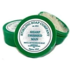 Stirling Soap Company Shave Soap, Sharp Dressed Man -Men's Shaving Products Store Stirling Soap Company Shave Soap Sharp Dressed Man 3
