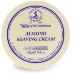 Taylor Of Old Bond Street Shaving Cream Bowl, Almond -Men's Shaving Products Store Taylor of Old Bond Street Shaving Cream Bowl Almond 3
