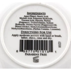 Taylor Of Old Bond Street Shaving Cream Bowl, Peppermint, 150g -Men's Shaving Products Store Taylor of Old Bond Street Shaving Cream Bowl Peppermint 150g 3