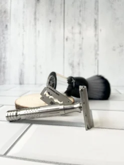 WCS American Liberty CNC Safety Razor -Men's Shaving Products Store WCS American Liberty CNC Safety Razor Stainless Steel 3