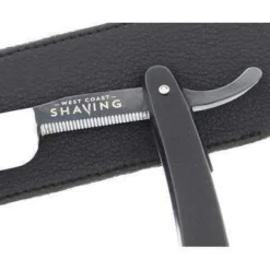 WCS Black Straight Razor, 5/8 Carbon Steel -Men's Shaving Products Store WCS Black Straight Razor 58 Carbon Steel 3