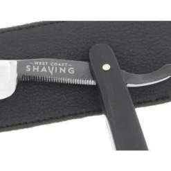WCS Ebony Wood Straight Razor, 5/8 Carbon Steel -Men's Shaving Products Store WCS Ebony Wood Straight Razor 58 Carbon Steel 3