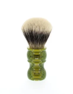 WCS Finest Badger Shaving Brushes, Honeycomb 7 WCS Finest Badger Shaving Brushes, Honeycomb -Men's Shaving Products Store WCS Finest Badger Shaving Brushes Honeycomb Green 4