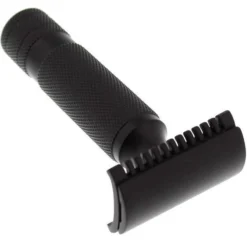 WCS Midnight Collection Razor 110B, Black Stainless Steel -Men's Shaving Products Store WCS Midnight Collection Razor 110B Black Stainless Steel Open Comb 5