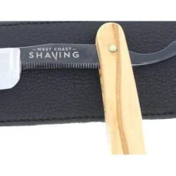 WCS Olive Wood Straight Razor, 5/8 Carbon Steel -Men's Shaving Products Store WCS Olive Wood Straight Razor 58 Carbon Steel 3