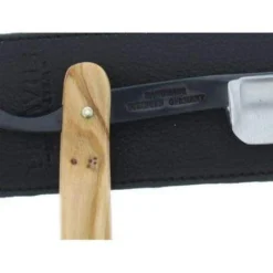 WCS Olive Wood Straight Razor, 5/8 Carbon Steel -Men's Shaving Products Store WCS Olive Wood Straight Razor 58 Carbon Steel 4