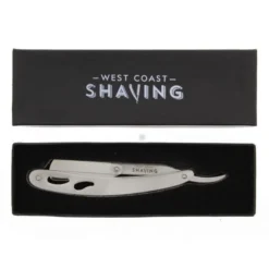 WCS Shavette Straight Razor- Stainless -Men's Shaving Products Store WCS Shavette Straight Razor Stainless Matte Stainless Steel 3