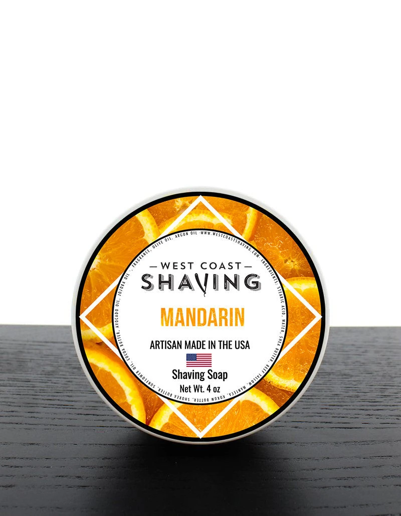 WCS Shaving Soap, Citrus Mandarin 2 WCS Shaving Soap, Citrus Mandarin - Image 2