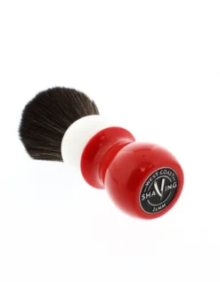 WCS Two-Tone Tall Synthetic Shaving Brush, Red & White 6 WCS Two-Tone Tall Synthetic Shaving Brush, Red & White -Men's Shaving Products Store WCS Two Tone Tall Synthetic Shaving Brush Red White 3