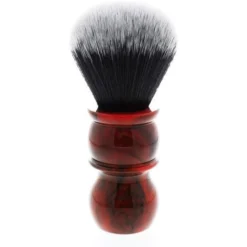 Yaqi Red Marble Handle Tuxedo Synthetic Shaving Brushes 11 Yaqi Red Marble Handle Tuxedo Synthetic Shaving Brushes -Men's Shaving Products Store Yaqi Red Marble Handle Tuxedo Synthetic Shaving Brushes 24mm 4